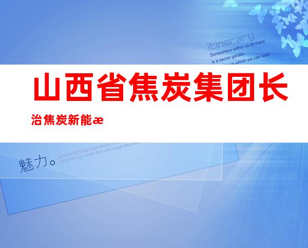 山西省焦炭集团长治焦炭新能有限责任公司